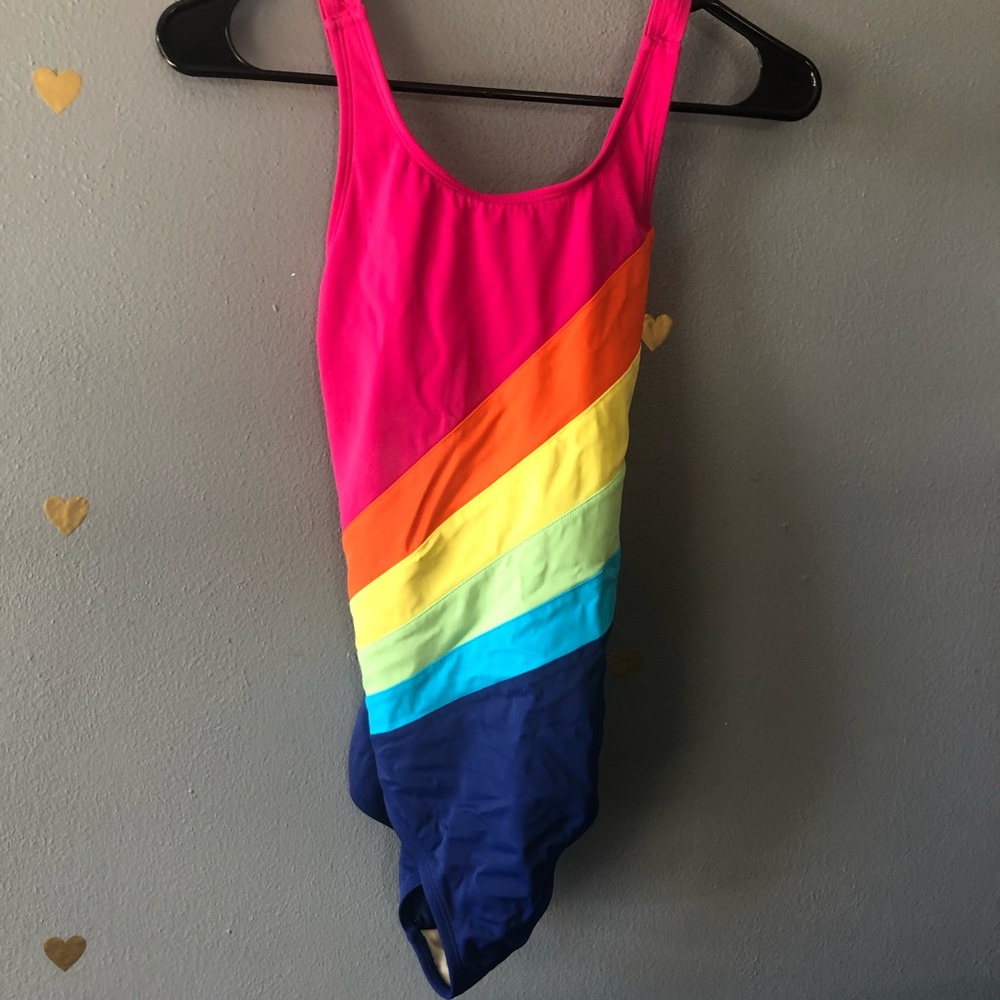 Rainbow bathing suit
